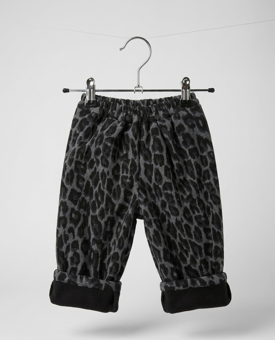 Dark Leopard Print Pants