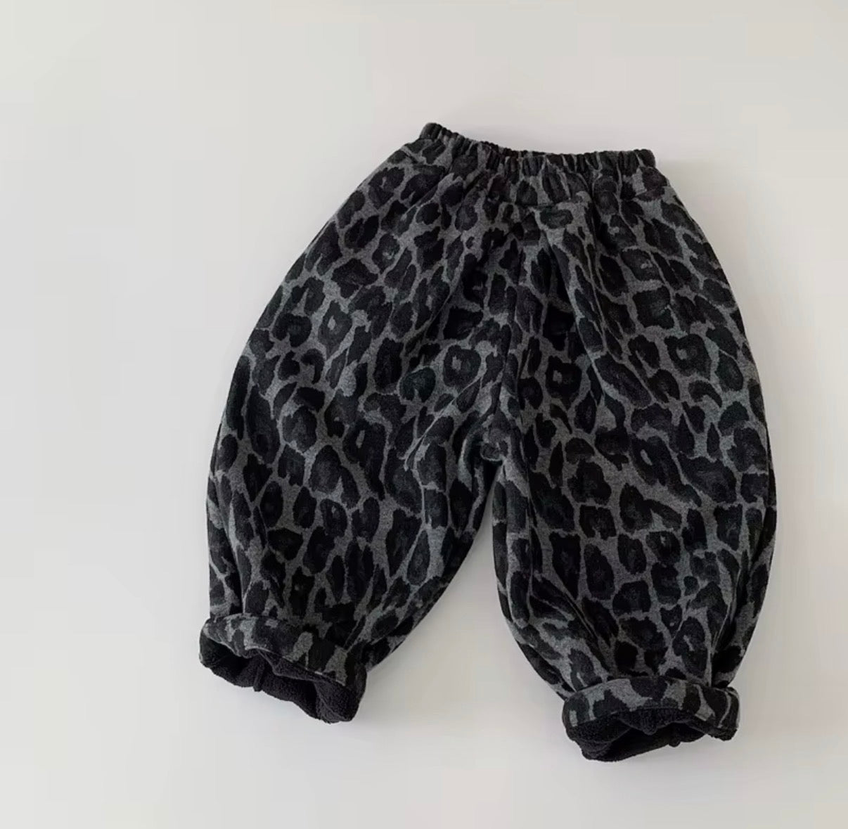 Dark Leopard Print Pants